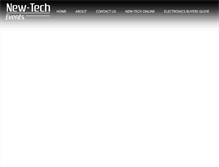 Tablet Screenshot of new-techevents.com